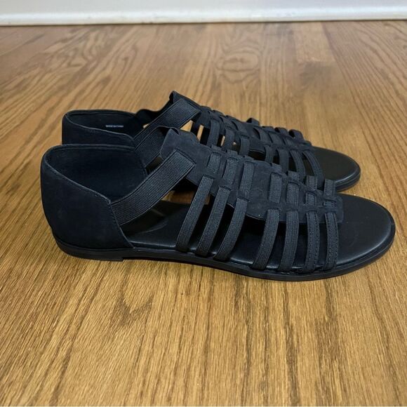 NEW Eileen Fisher Rato Stretch Black Sandal Sz 8.5 - Picture 6 of 8